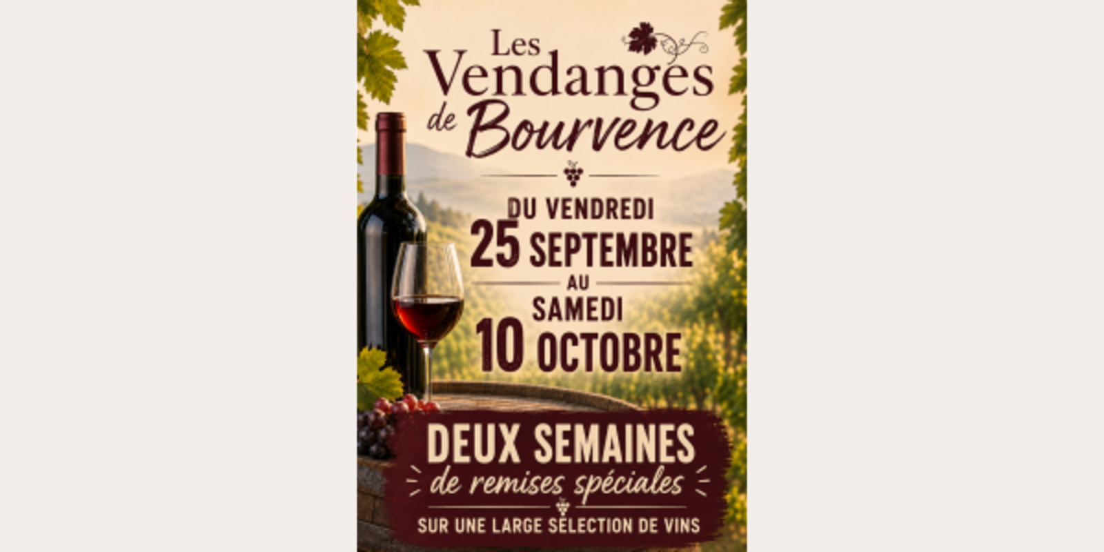 Les Vendanges de Bourvence