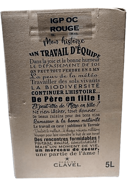 BIB Mon Histoire Clavel Rouge 5 L