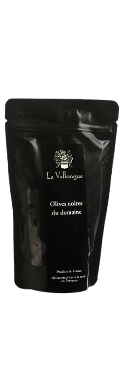 Olives Noires La Vallongue 120gr