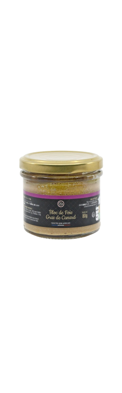 Bloc Foie Gras de Canard 80 gr