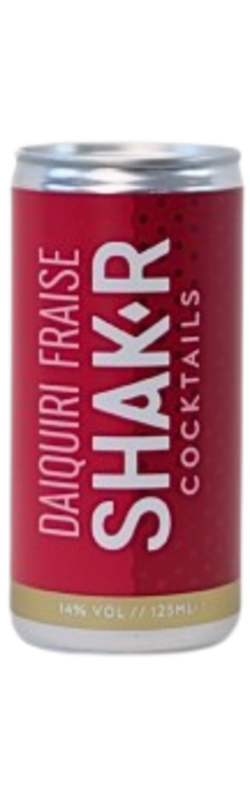 Shak'R Daïquiri Fraise 14° 12,5 cl Canette