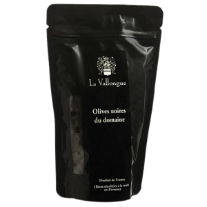 Olives Noires La Vallongue 120gr