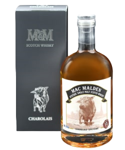 Whisky Charolais Mac Malden 12 ans 50 cl